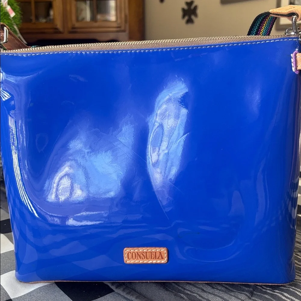 Consuela Blue Floral Crossbody Bag - Picture 4 of 6